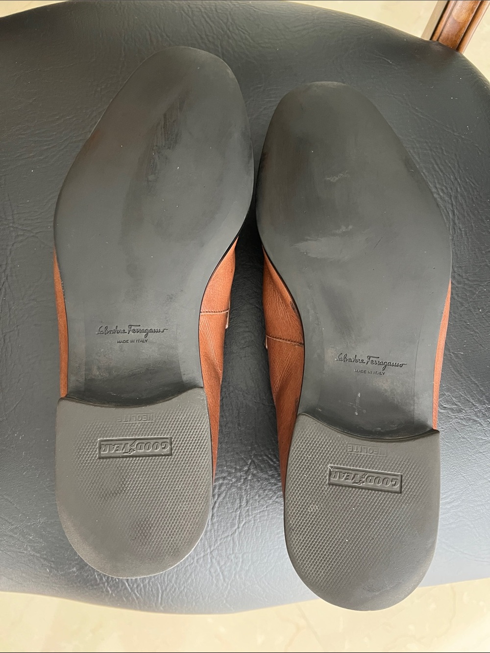 Salvatore Ferragamo Tan light brown Leather Bit Loafers - Picture 9 of 12